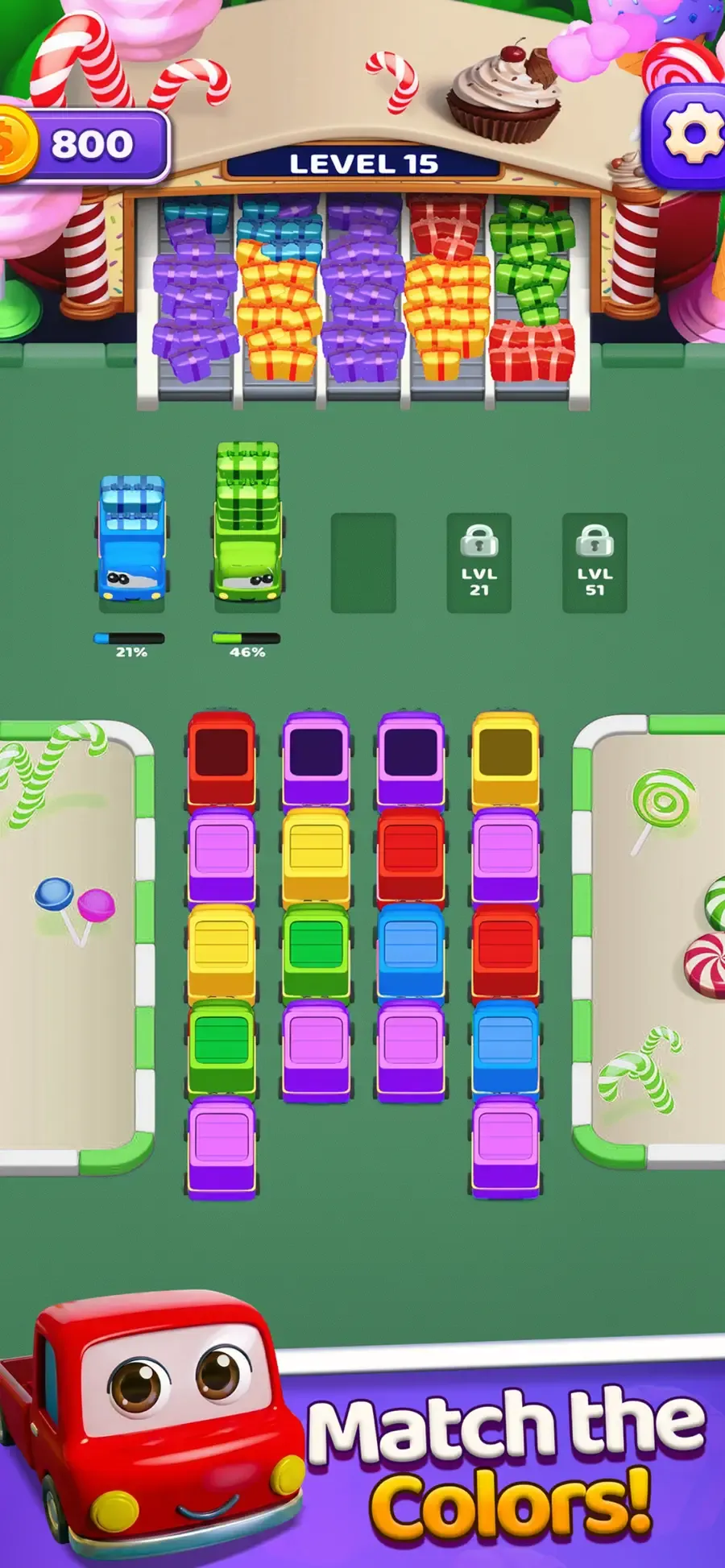 Bakery Factory — Match & Sort gameplay screenshot 3